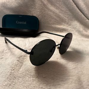 Chanel Round Blue Sunglasses